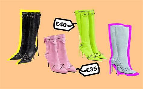 balenciaga knife boots dupe